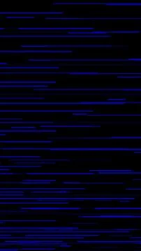Abstract Blue Glitch Lines Vertical Background Stock Illustration