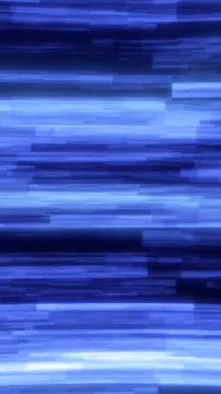 Abstract blue glitch texture with horizontal stripes and digital noise, fut.. Illustrazione stock