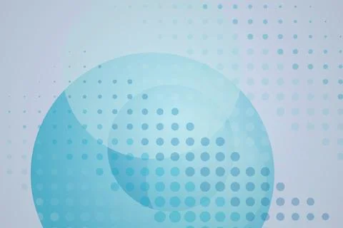 Abstract blue globe with dotted pattern and curved shapes Stock Photos