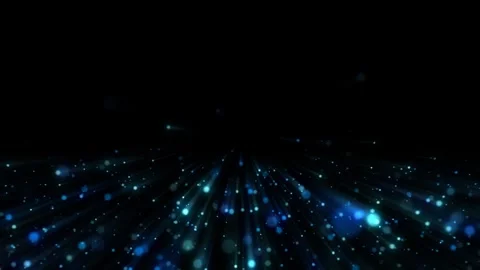Abstract blue glow particles  abstract background animation 4K Stock Footage 257775335