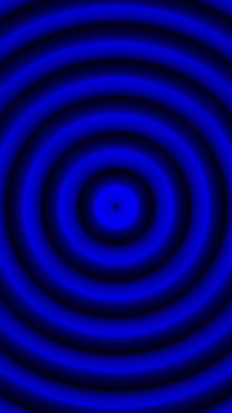 Abstract blue glowing energy ring forming a smooth circular motion on dark .. Stock Footage 337463694