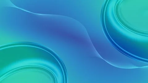 Abstract Blue Glowing Gradient Wallpaper with Grainy Mesh Wave Effect Stock Illustration