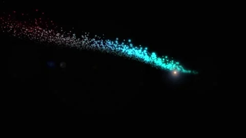 Abstract blue glowing light bulb with particles on dark space background 스톡 동영상 339306184