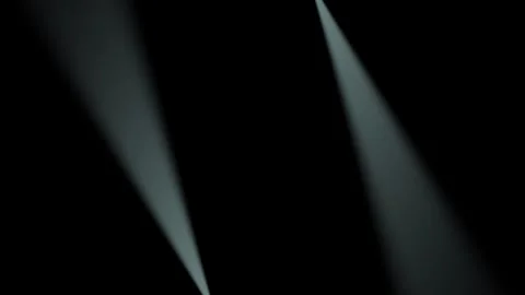 Abstract Blue Glowing Light Lines Background with Digital Spotlight Beams Vídeo Stock 340597719