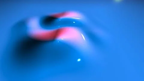 Abstract blue glowing liquid ripple surface movement Stock Illustration