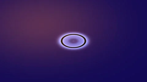 Abstract Blue Glowing Orb with Light Rays on Dark Gradient Background Stock Footage 332501885