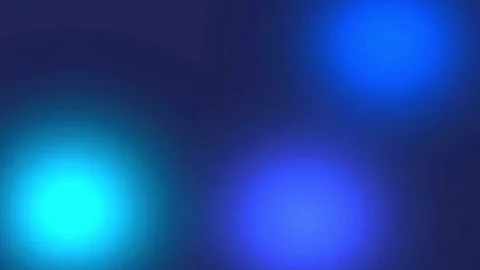 Abstract blue glowing orbs and ambient light soft motion graphic Stock Footage 344709374