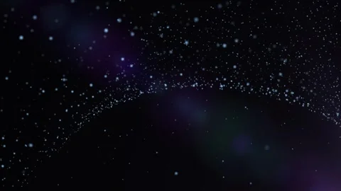Abstract blue glowing particles on a dark background Vídeos de archivo 329289708