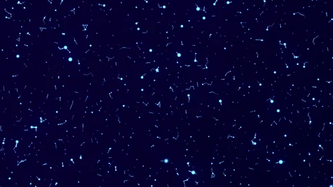 Abstract blue glowing particles for high technology Stock Footage 294311613