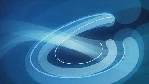 Abstract blue glowing swirling lines motion background loop animation backg.. Stock Footage 341025192