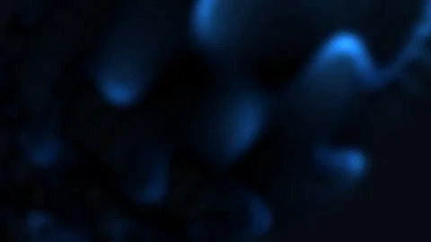 Abstract blue glowing wavy patterns on dark background Stock Footage 340495978