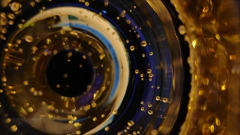 Abstract blue an golden background 動画素材 292153020