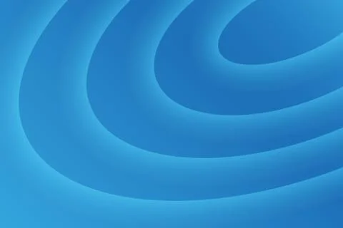 Abstract Blue Gradient 3D Paper Cut Shapes Stock Illustration