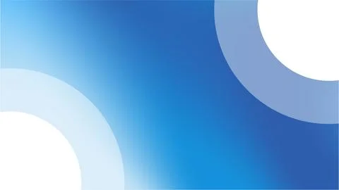 Abstract Blue Gradient Background with Circular Design Elements. Stockillustratie