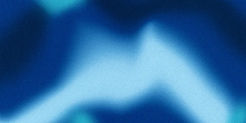 Abstract blue gradient background featuring a soft, flowing texture Stock Illustration