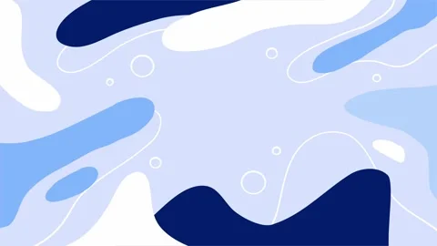 Abstract blue gradient background with fluid white wave elements Stock Footage 318201207