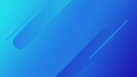 Abstract Blue Gradient Background with Geometric Shapes and Subtle Shadows Stock-Footage 341926590