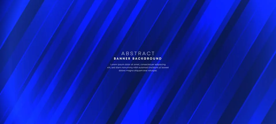 Abstract blue gradient background with geometric square shape graphic element 库存插图