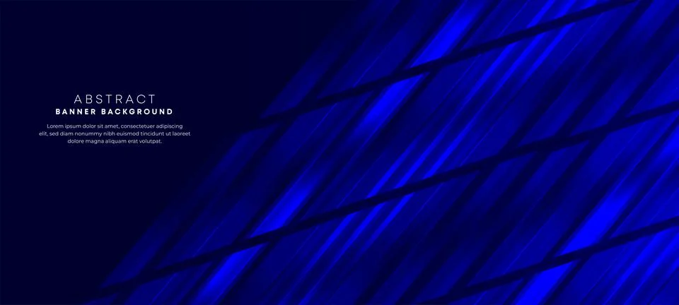 Abstract blue gradient background with geometric square shape graphic element Stock Illustration