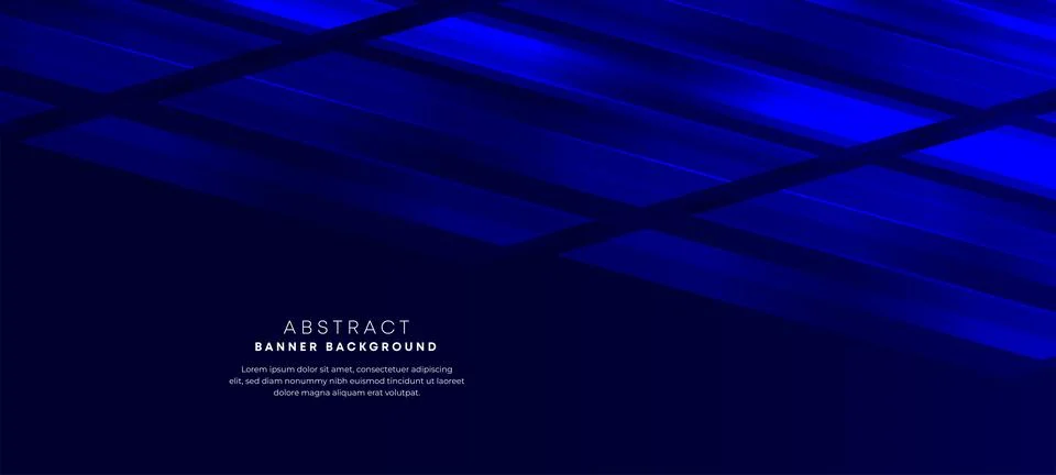 Abstract blue gradient background with geometric square shape graphic element Stock Illustration