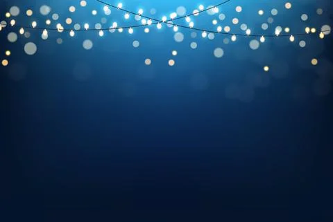 Abstract blue gradient background with glossy light. Vector Illustration Stock Illustration