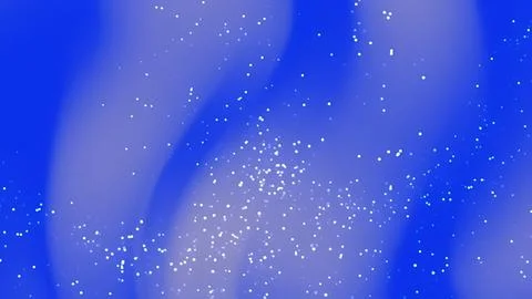Abstract blue gradient background with glowing white sparkles and soft wavy.. イラスト素材