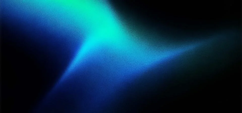 Abstract blue gradient background with grainy texture 库存插图