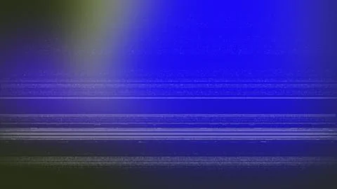 Abstract blue gradient background with horizontal digital glitch noise text.. Stock Illustration