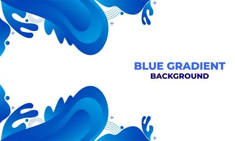 Abstract blue gradient background Stock Illustration