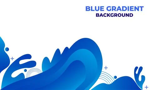 Abstract blue gradient background Illustrazione stock