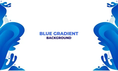 Abstract blue gradient background Stock Illustration