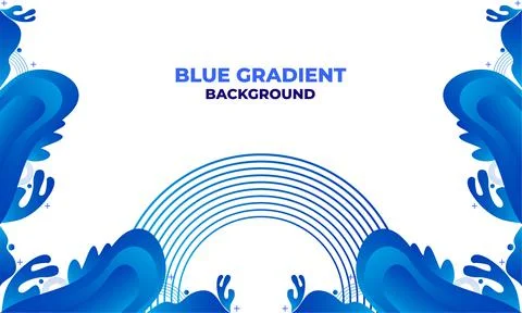 Abstract blue gradient background Illustrazione stock