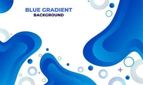 Abstract blue gradient background Stock Illustration