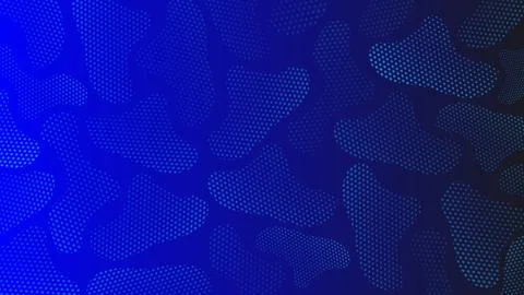 Abstract Blue Gradient Background with Patterns and Shapes Stock Illustration