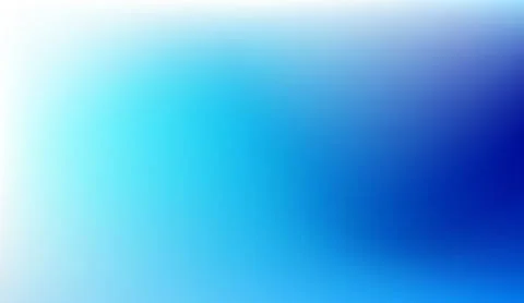 Abstract blue gradient background with smooth transition from white to deep Stock Illustration