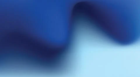 Abstract blue gradient background with smooth wave shapes for modern digital des 库存插图