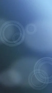Abstract blue gradient background with softly glowing circular ring pattern.. Stockillustratie