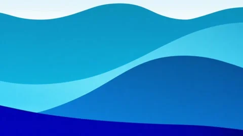 Abstract blue gradient background with waves Stock Footage 280719754