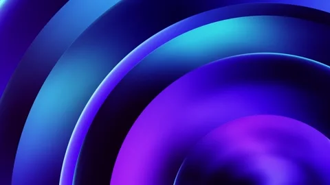 Abstract Blue Gradient Circles Background Animation Loop. Stock Footage 320462163