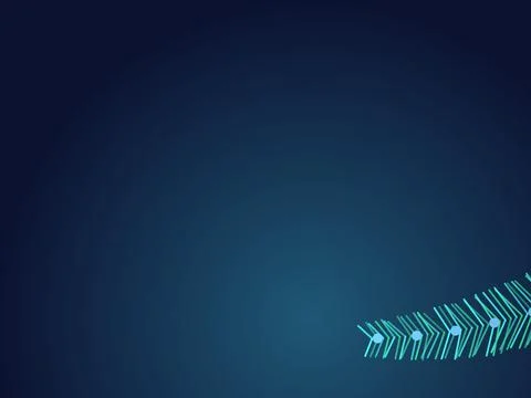 Abstract Blue Gradient with Data Visualization Stock Illustration