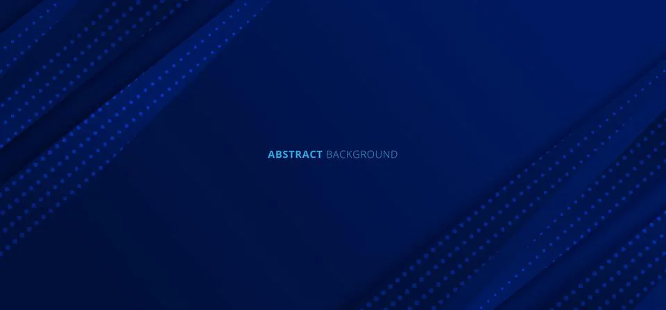 Abstract blue gradient diagonal stripes lines with dots pattern on dark blue 스톡 일러스트