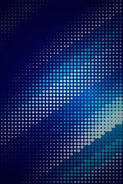 Abstract Blue Gradient Dot Pattern Stock Photos