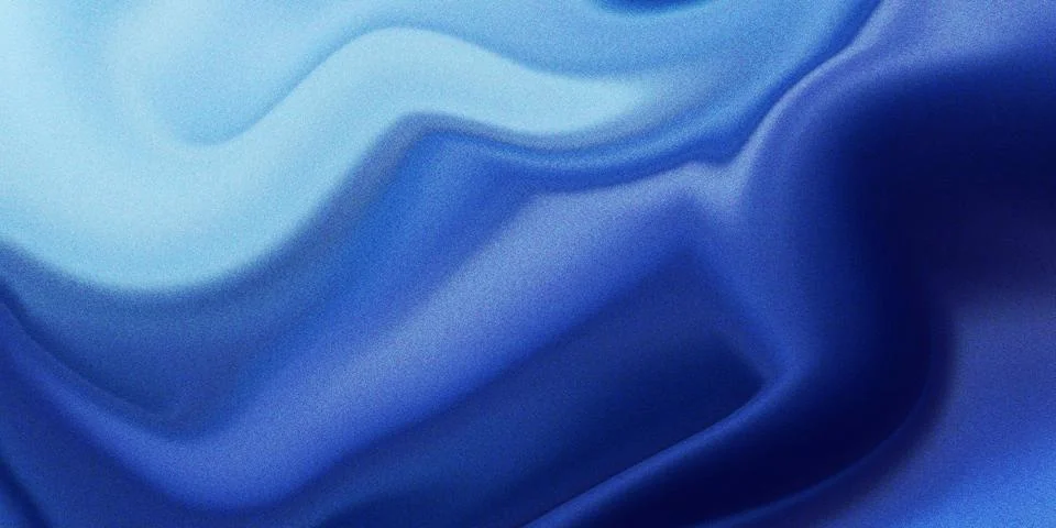 Abstract Blue Gradient Flow Background with Smooth Liquid Waves 스톡 일러스트