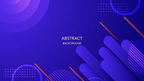 Abstract blue gradient geometric shape background Stockillustratie