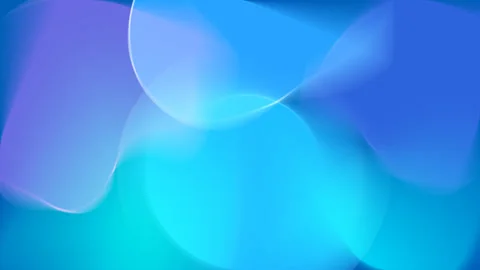 Abstract Blue Gradient Glassmorphism Background Loop 库存影片 346472347