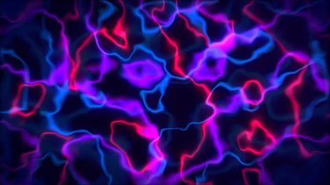Abstract blue gradient, pink blue, purple background with liquid electric n.. Stock Illustration