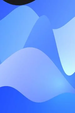 Abstract Blue Gradient Shapes Фото