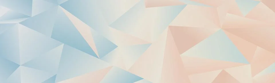 Abstract blue gradient triangles of different sizes - Vector Stock Illustration