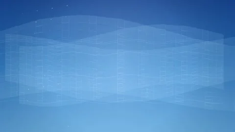 Abstract blue gradient wave background for modern corporate presentation Stock Footage 346002542