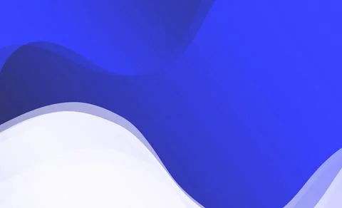 Abstract blue gradient with wave shapes background. Blue pattern background Stock Photos